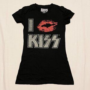 2018 Kiss Band Tee Kids Girls Size XS Shirt